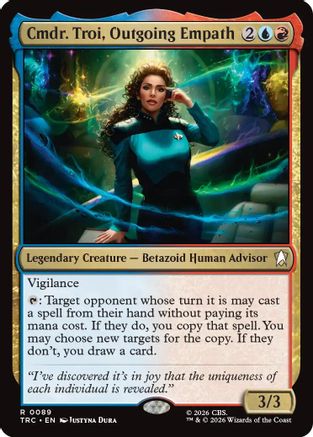Cmdr. Troi, Outgoing Empath (TRC-089) [Commander: Star Trek]