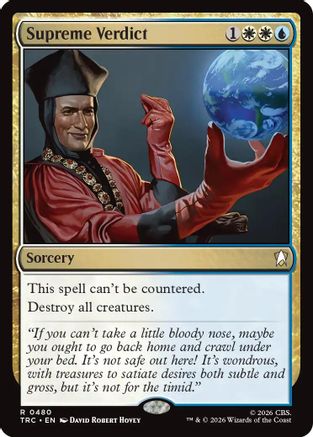 Supreme Verdict (TRC-480) [Commander: Star Trek]