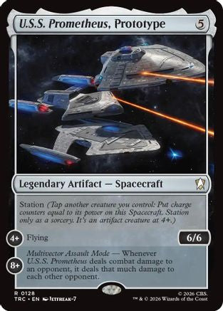 U.S.S. Prometheus, Prototype (Surge Foil) (TRC-128) [Commander: Star Trek] Foil