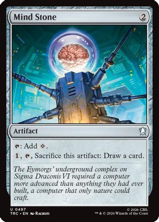 Mind Stone (Surge Foil) (TRC-497) [Commander: Star Trek] Foil