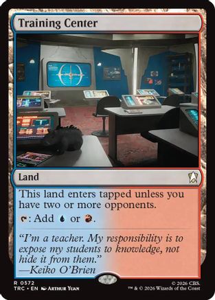 Training Center (Surge Foil) (TRC-572) [Commander: Star Trek] Foil