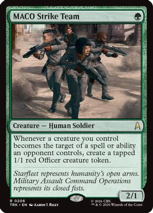 MACO Strike Team (TRK-206) [Star Trek] Foil