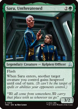 Saru, Unthreatened (TRK-212) [Star Trek]
