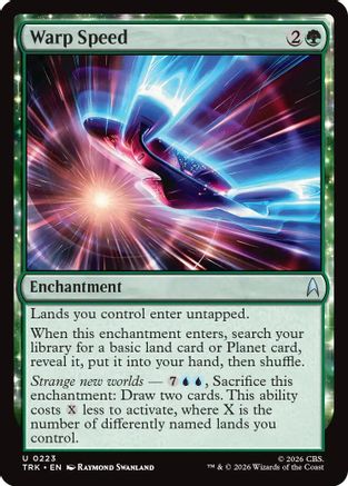 Warp Speed (TRK-223) [Star Trek] Foil