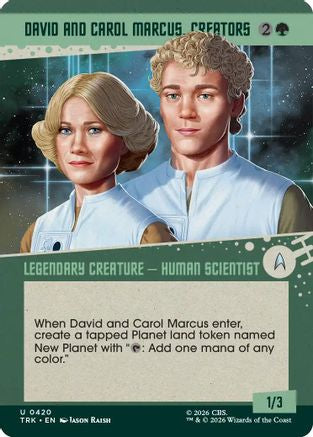 David and Carol Marcus, Creators (Showcase) (TRK-420) [Star Trek]