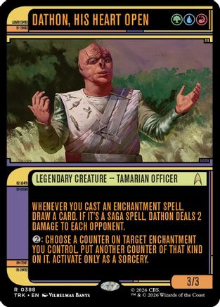 Dathon, His Heart Open (Showcase) (TRK-388) [Star Trek]