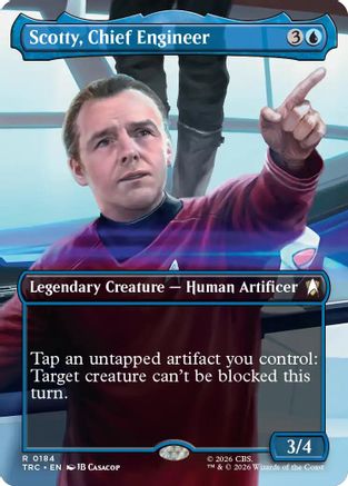 Scotty, Chief Engineer (Borderless) (TRC-184) [Commander: Star Trek] Foil