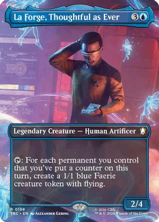 La Forge, Thoughtful as Ever (Borderless) (TRC-188) [Commander: Star Trek]