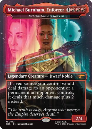 Michael Burnham, Enforcer - Torbran, Thane of Red Fell (Borderless) (SDS-012) [Star Trek: Stardates]