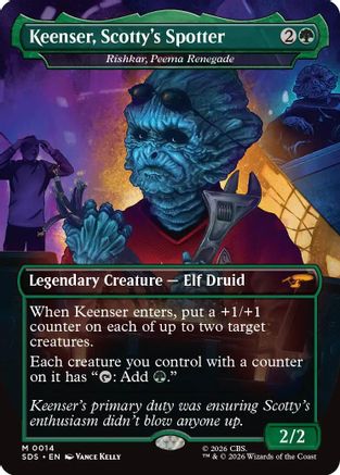 Keenser, Scotty's Spotter - Rishkar, Peema Renegade (Borderless) (SDS-014) [Star Trek: Stardates] Foil
