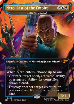 Nero, Last of the Empire - Ertai Resurrected (Borderless) (SDS-020) [Star Trek: Stardates] Foil