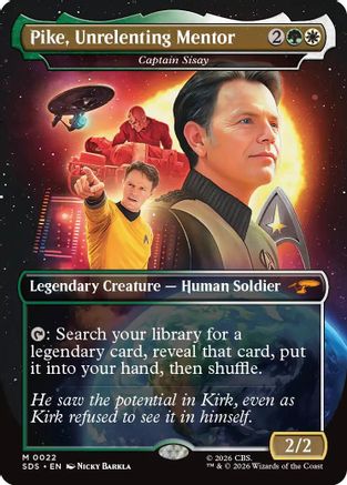 Pike, Unrelenting Mentor - Captain Sisay (Borderless) (SDS-022) [Star Trek: Stardates]