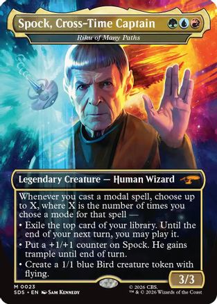 Spock, Cross-Time Captain - Riku of Many Paths (Borderless) (SDS-023) [Star Trek: Stardates]