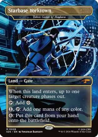 Starbase Yorktown - Talon Gates of Madara (Borderless) (SDS-028) [Star Trek: Stardates] Foil