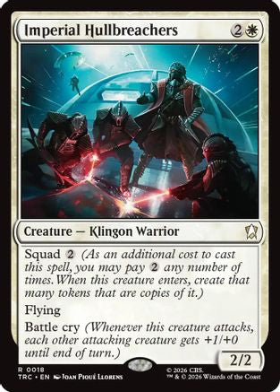 Imperial Hullbreachers (Surge Foil) (TRC-018) [Commander: Star Trek] Foil