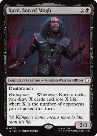 Kurn, Son of Mogh (Surge Foil) (TRC-060) [Commander: Star Trek] Foil