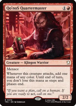Qo'noS Quartermaster (TRC-074) [Commander: Star Trek]