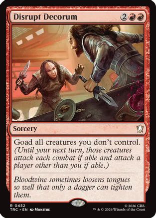 Disrupt Decorum (TRC-452) [Commander: Star Trek]