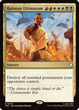 Ruinous Ultimatum (TRC-479) [Commander: Star Trek]