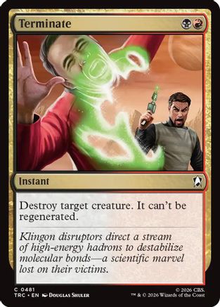 Terminate (TRC-481) [Commander: Star Trek]