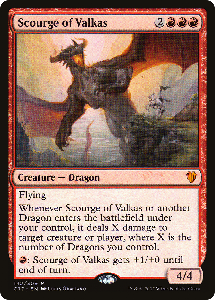 Scourge of Valkas (C17-142) [Commander 2017]