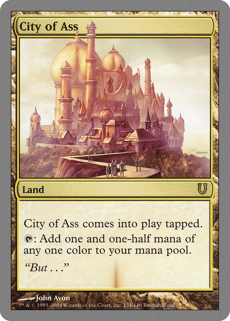City of Ass (UNH-134) [Unhinged]