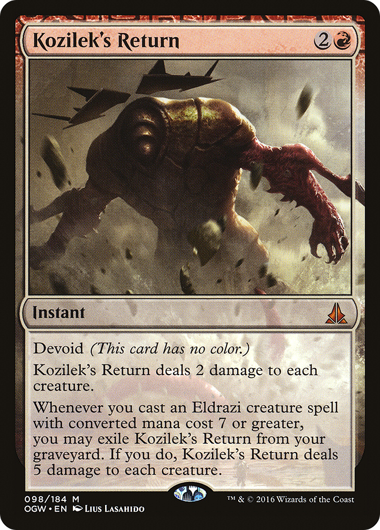 Kozilek's Return (OGW-098) [Oath of the Gatewatch] Foil