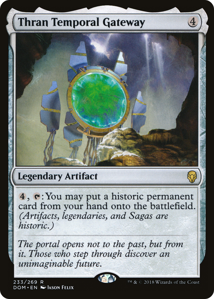 Thran Temporal Gateway (DOM-233) [Dominaria] Foil
