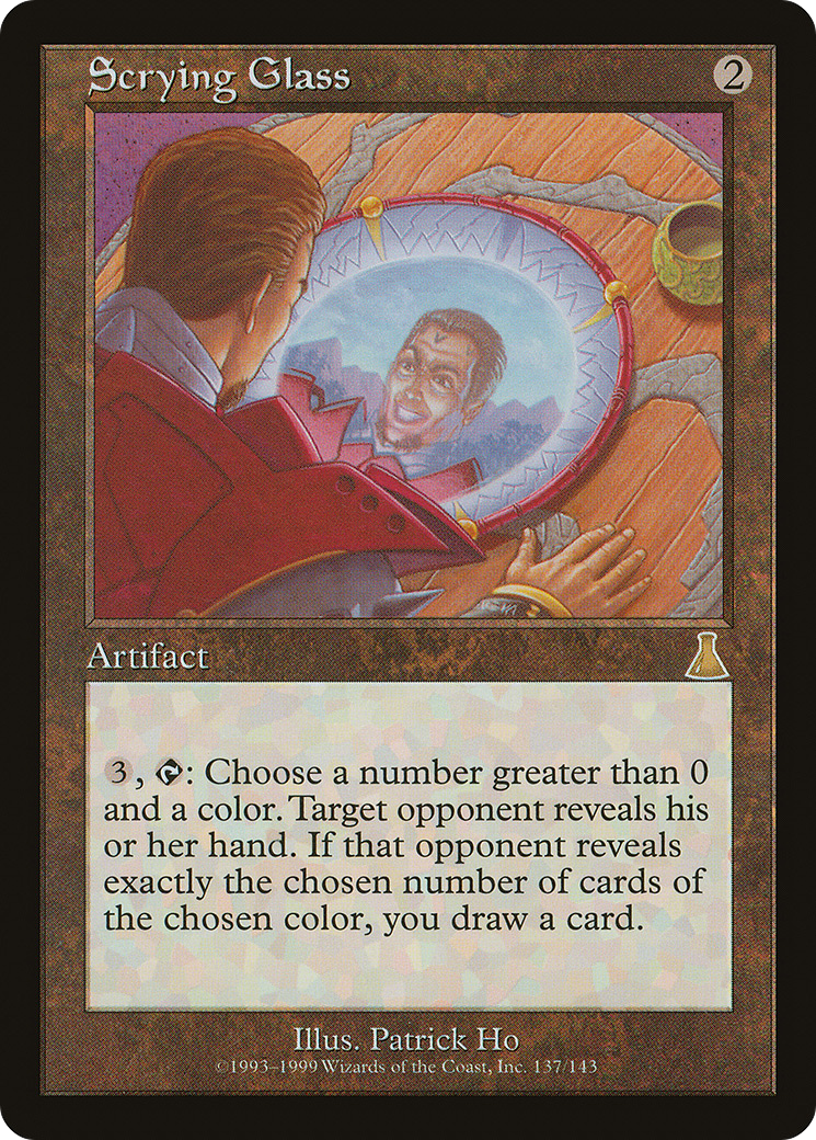 Scrying Glass (UDS-137) [Urza's Destiny] Foil