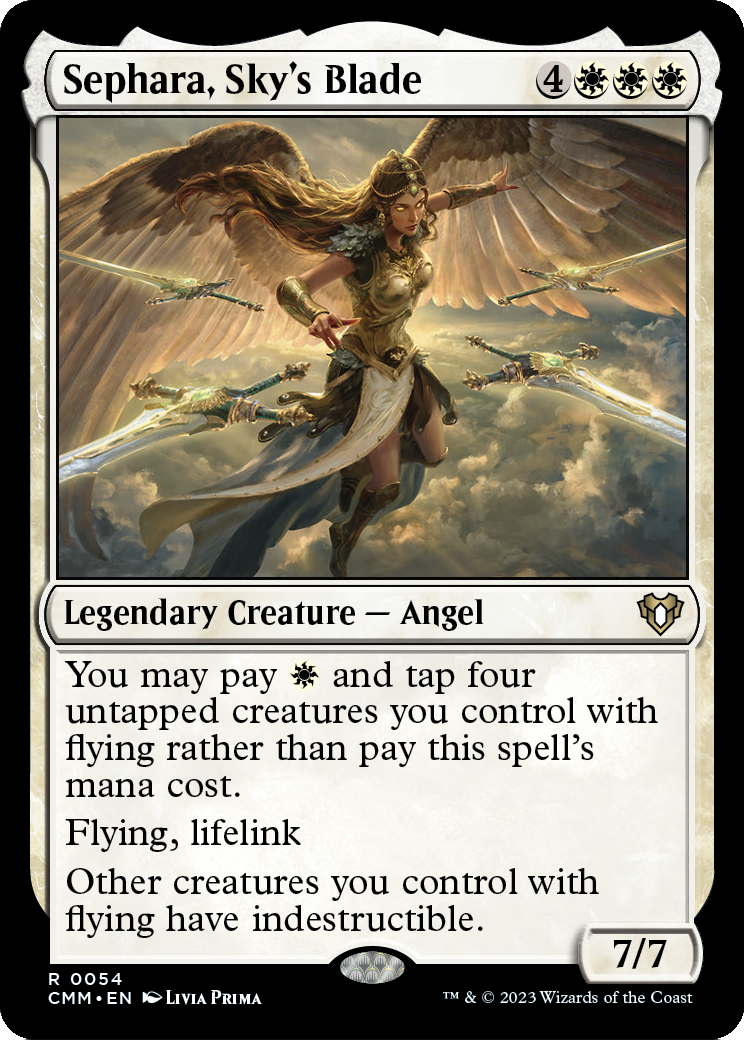 Sephara, Sky's Blade (CMM-054) [Commander Masters]