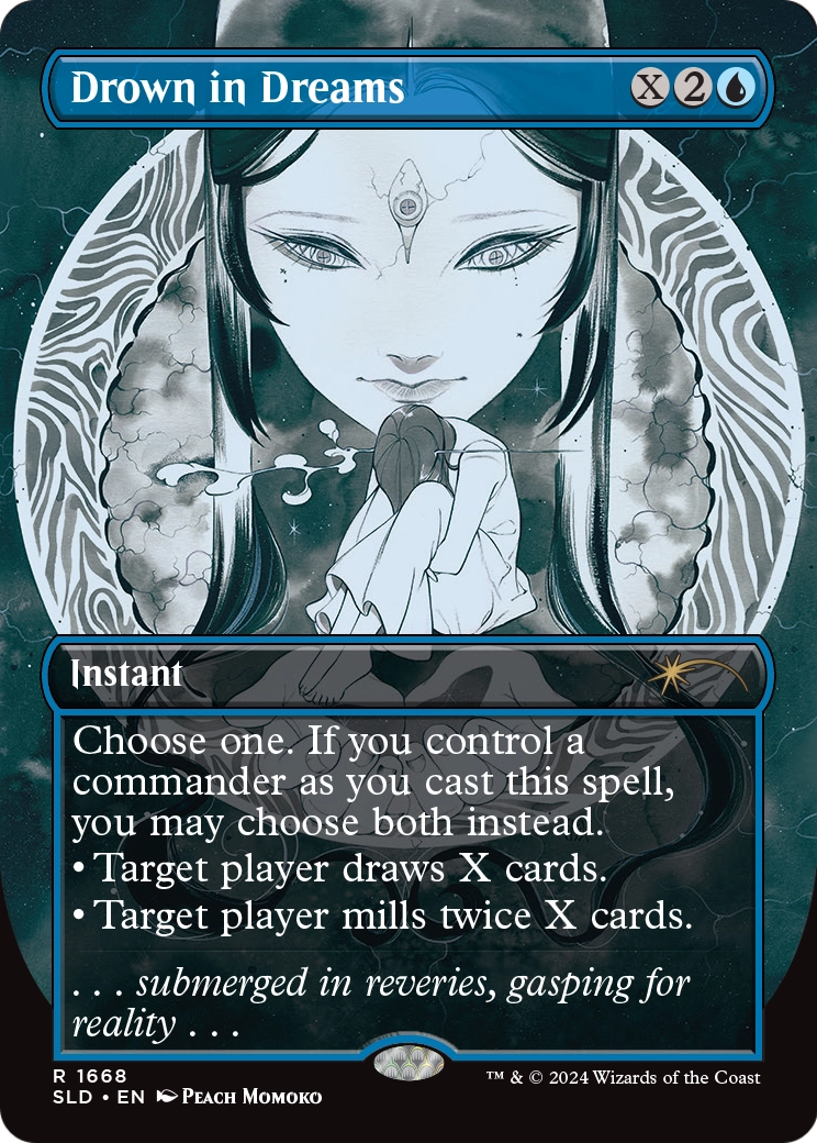 Drown in Dreams (SLD-1668) (Borderless) [Secret Lair Drop]