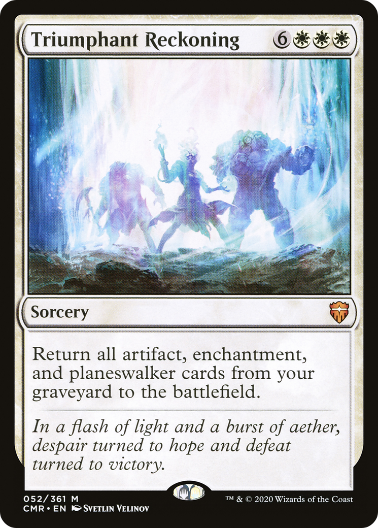 Triumphant Reckoning (CMR-052) [Commander Legends] Foil