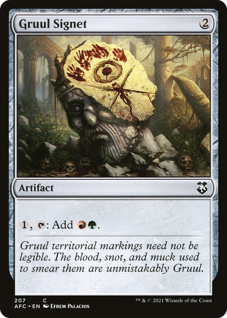 Gruul Signet (AFC-207) [Forgotten Realms Commander]