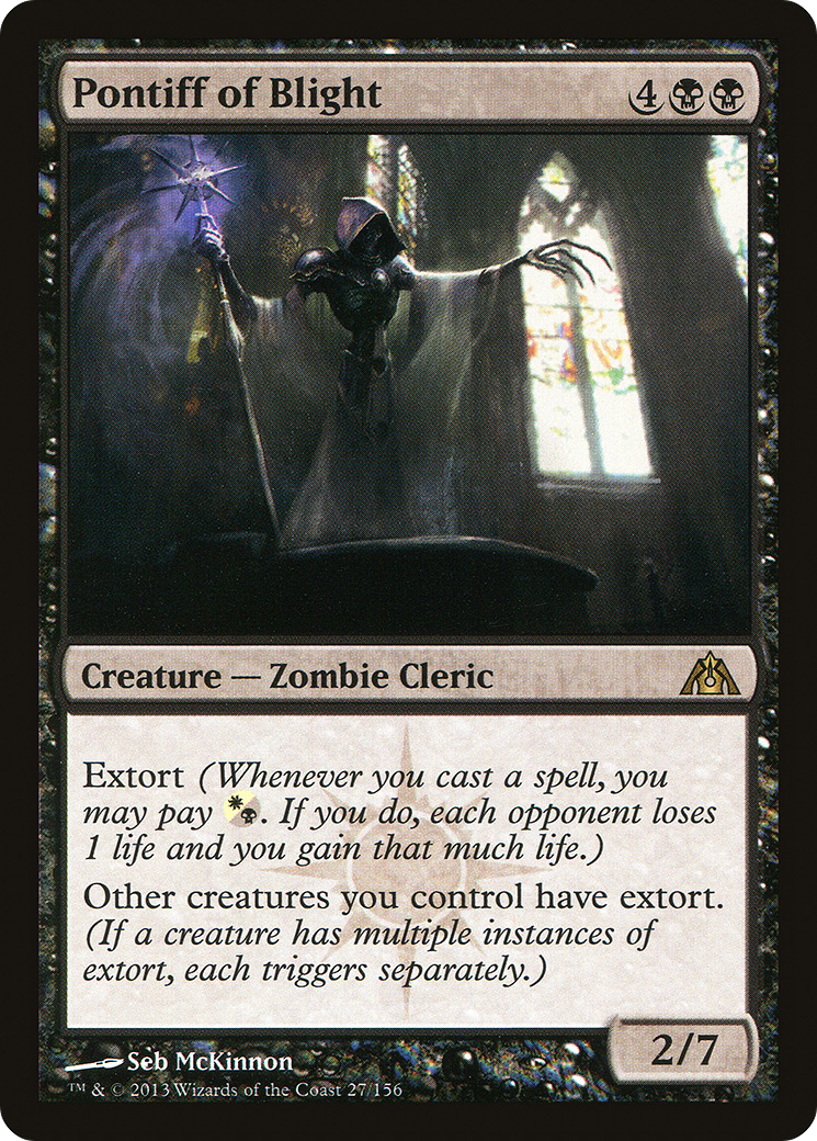 Pontiff of Blight (DGM-027) [Dragon's Maze] Foil