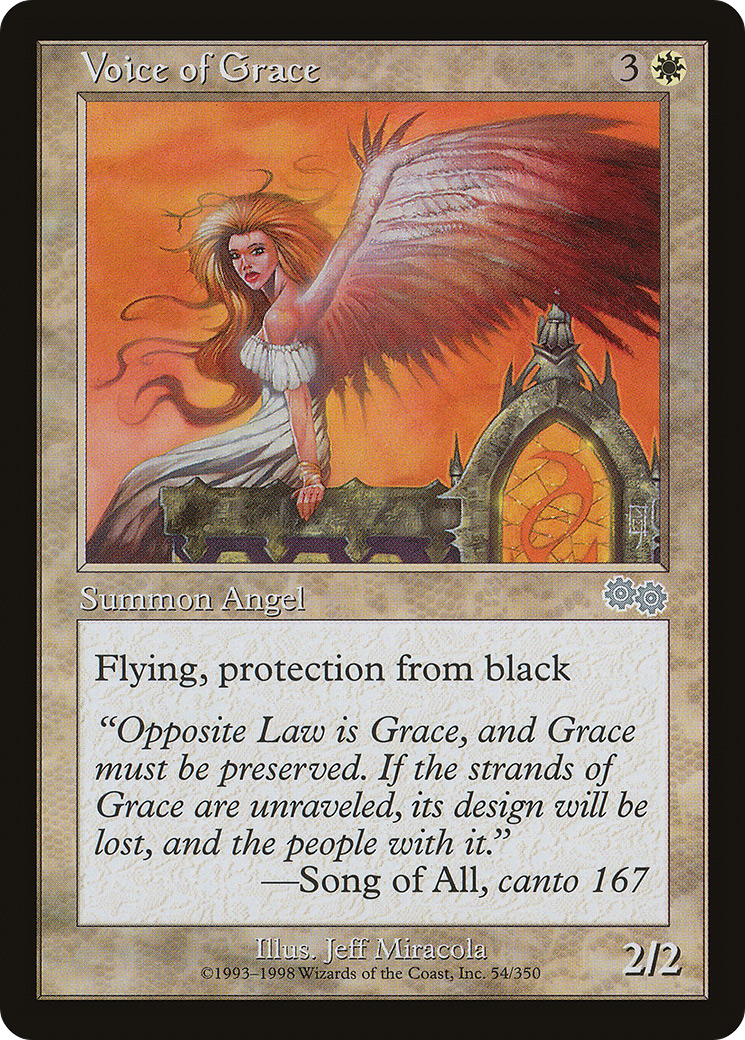 Voice of Grace (USG-054) [Urza's Saga]