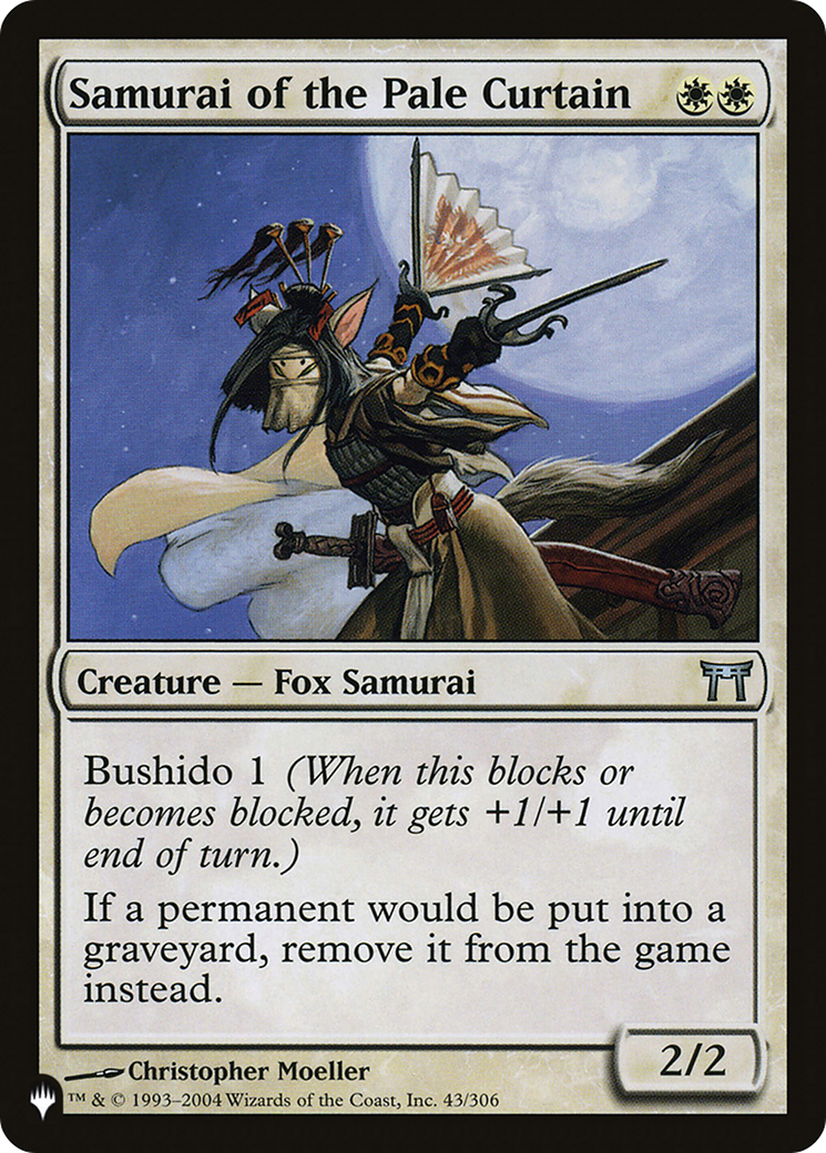 Samurai of the Pale Curtain (LIST-43/306) [The List]