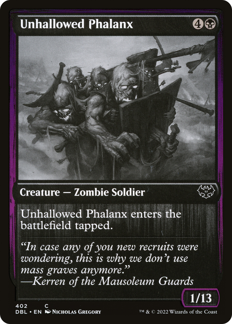 Unhallowed Phalanx (DBL-402) [Innistrad: Double Feature]