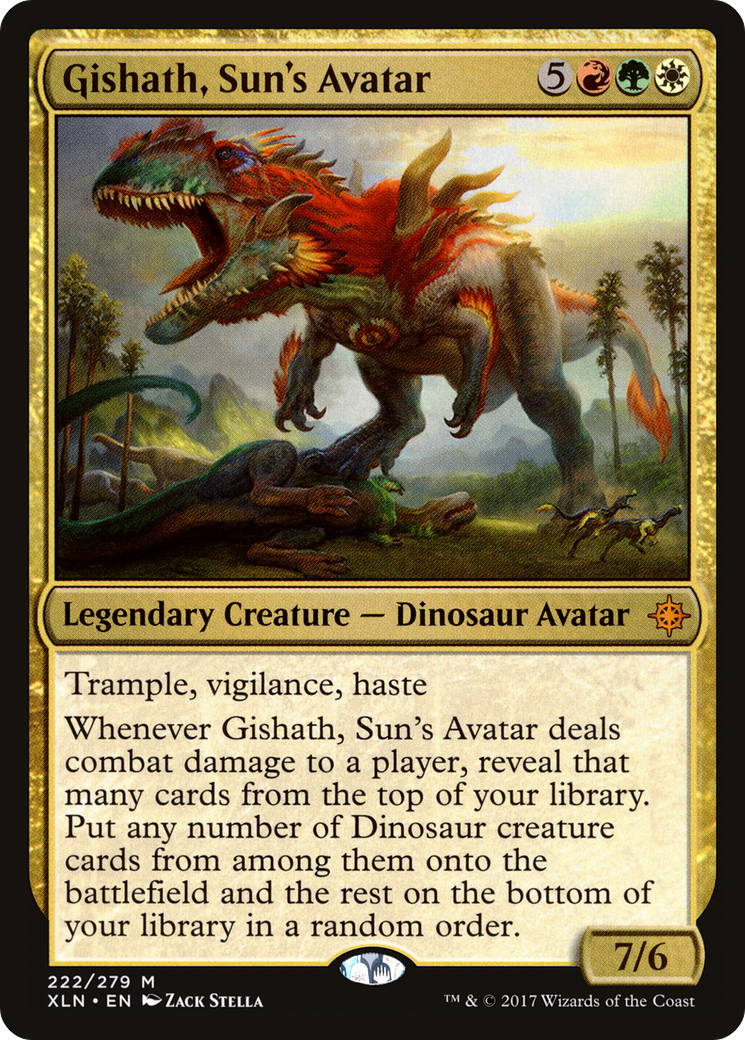 Gishath, Sun's Avatar (XLN-222) [Ixalan] Foil