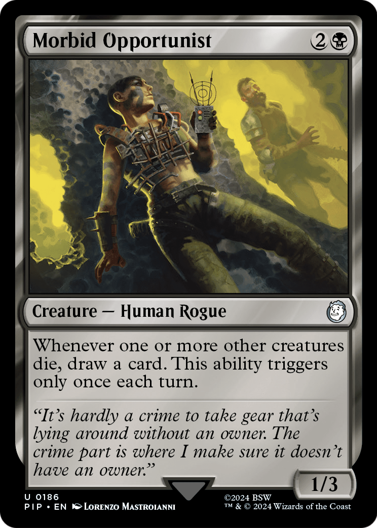 Morbid Opportunist (PIP-186) [Fallout] Foil