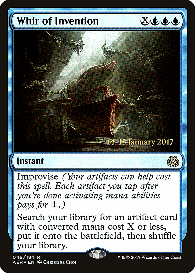 Whir of Invention (PRE-049) [Aether Revolt Promos] Foil