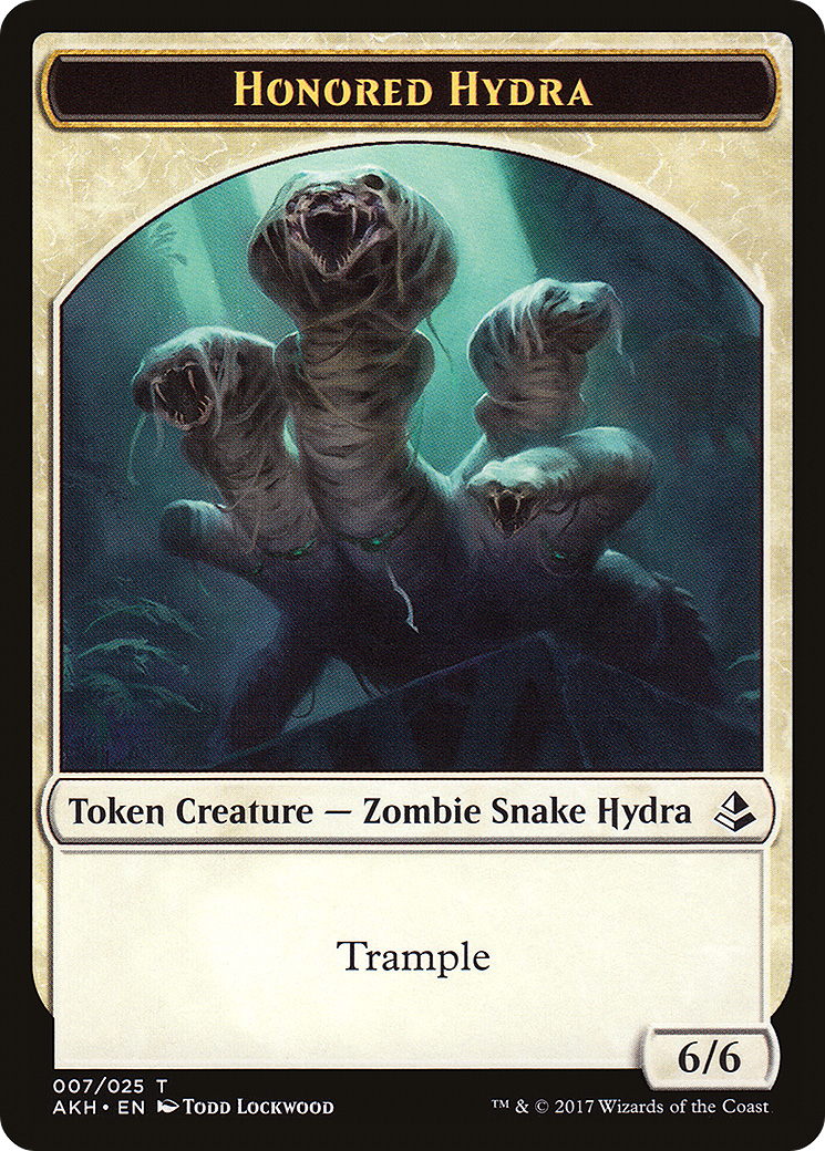 Honored Hydra Token (AKH-007) [Amonkhet Tokens] Foil