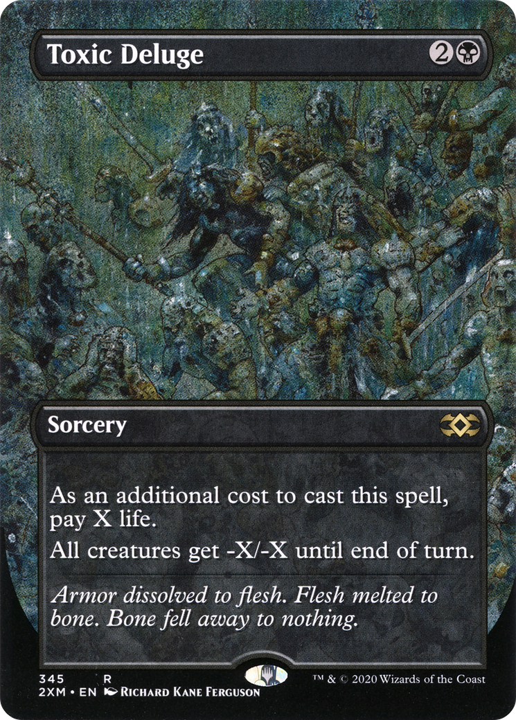 Toxic Deluge (Borderless) (2XM-345) [Double Masters] Foil