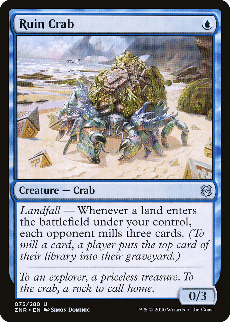 Ruin Crab (ZNR-075) [Zendikar Rising]