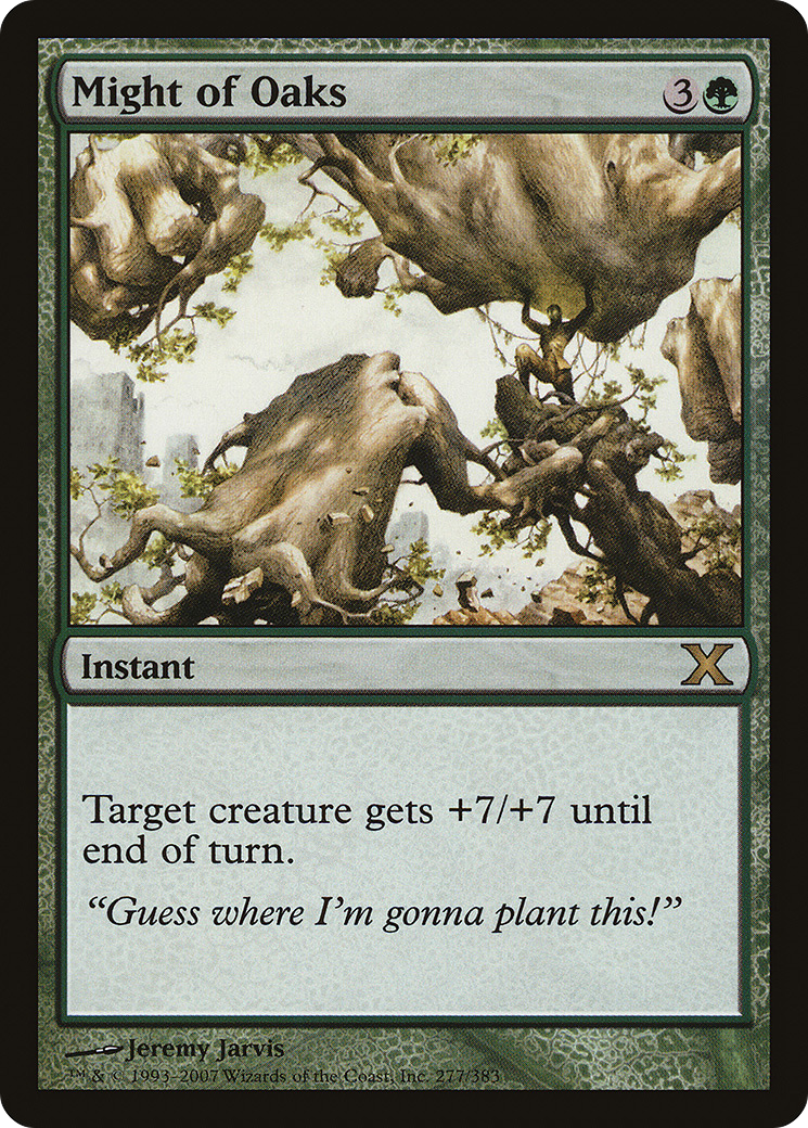 Might of Oaks (10E-277) [Tenth Edition] Foil