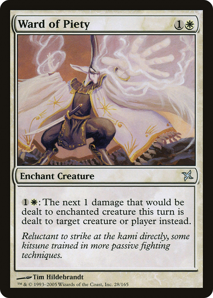 Ward of Piety (BOK-028) [Betrayers of Kamigawa] Foil