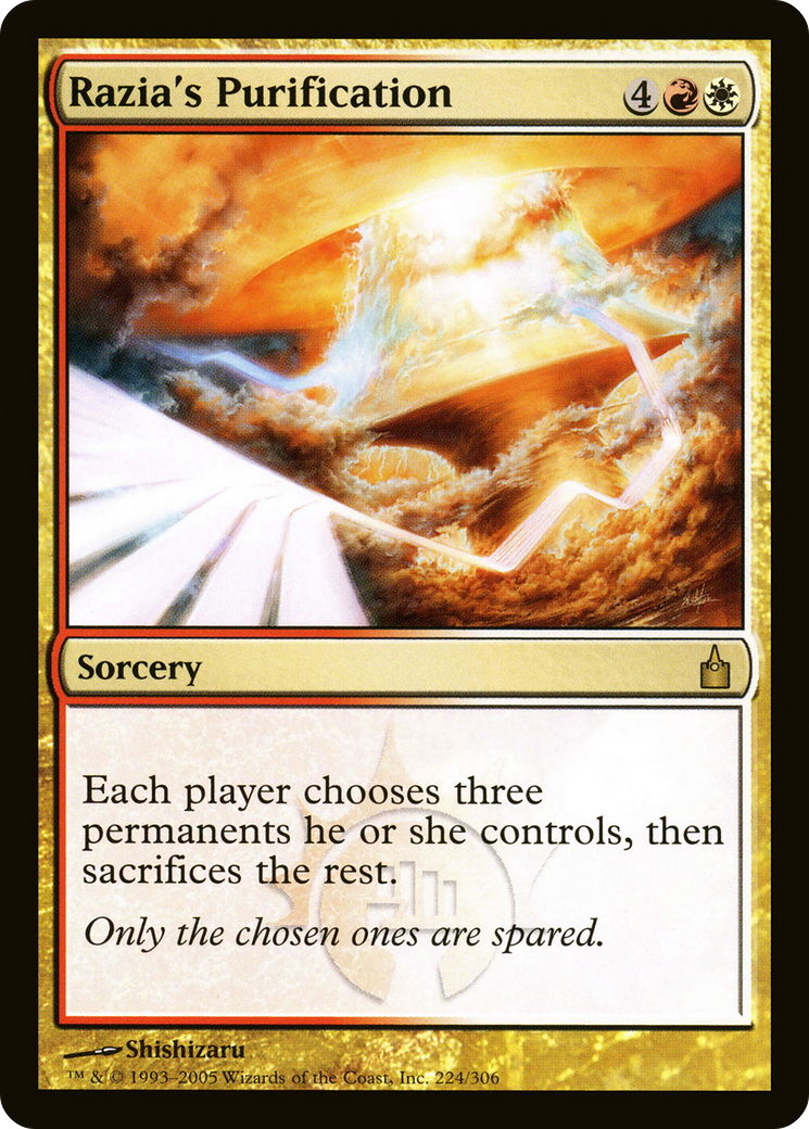 Razia's Purification (RAV-224) [Ravnica: City of Guilds] Foil