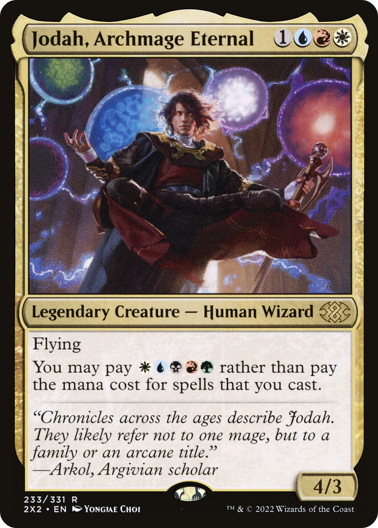 Jodah, Archmage Eternal (2X2-233) [Double Masters 2022] Foil