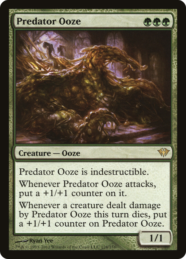 Predator Ooze (DKA-124) [Dark Ascension] Foil