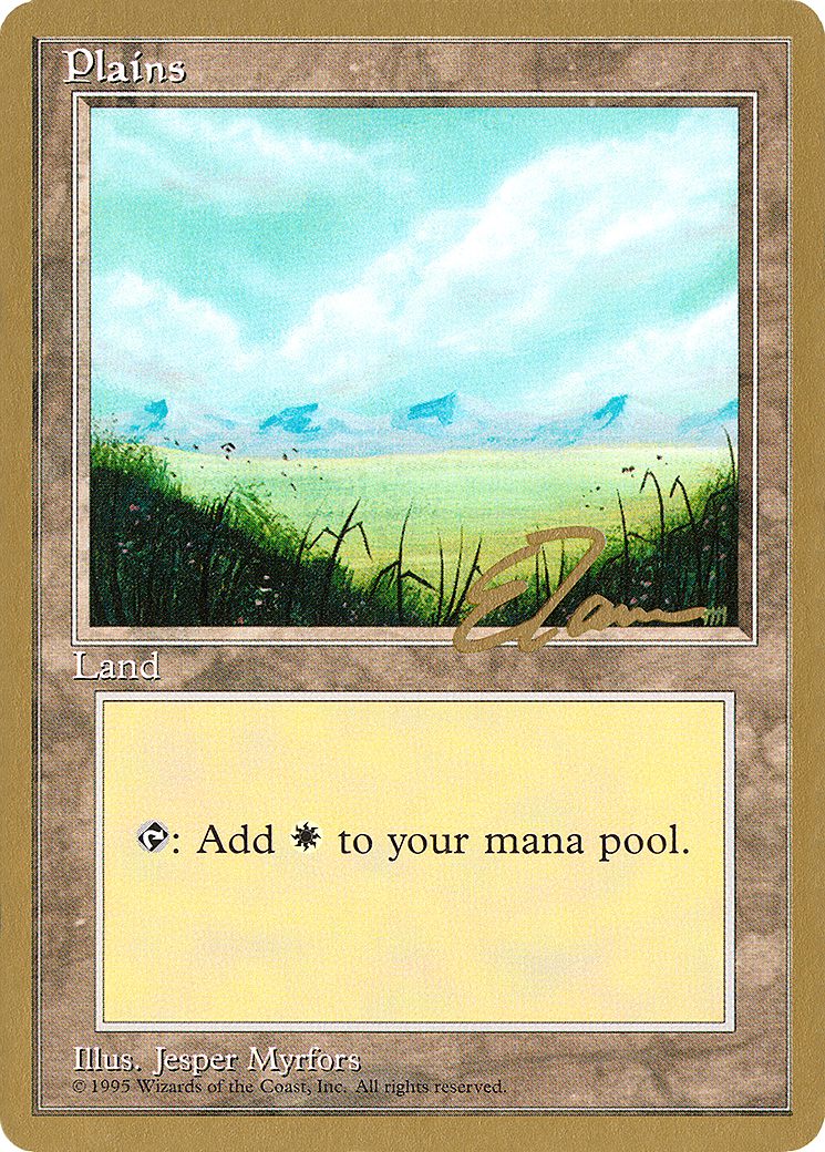 Plains (C) - 1996 Eric Tam (4ED) [Pro Tour Collector Set]