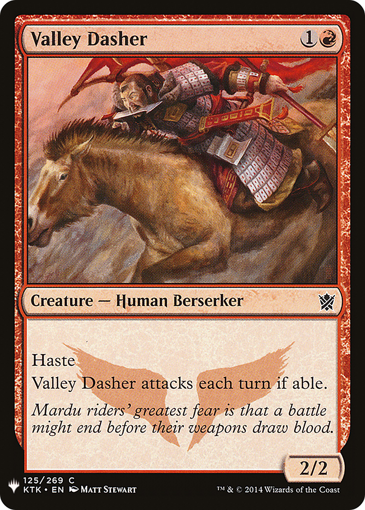 Valley Dasher (LIST-125) [The List]
